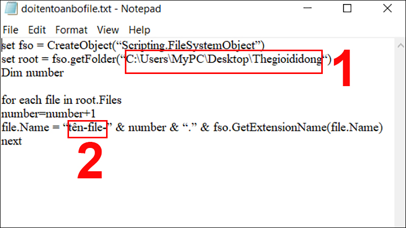 Chỉnh sửa file